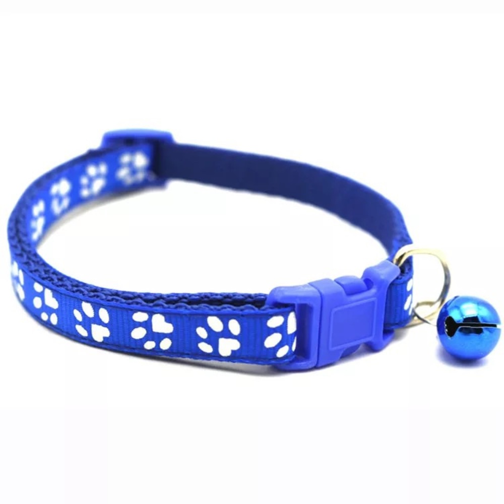 Multi-Color Paw Print Small Pet Collars - Picture 6 of 6